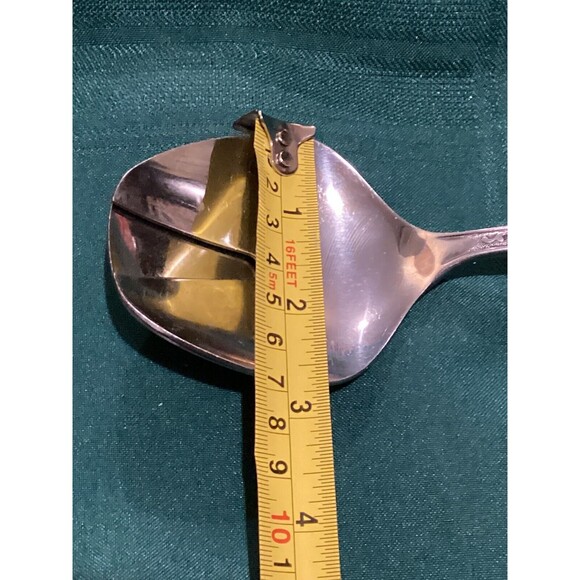 Vintage MCM Stainless Steel Floral Pattern Severing Folk & Spoon Set Japan - Picture 13 of 13